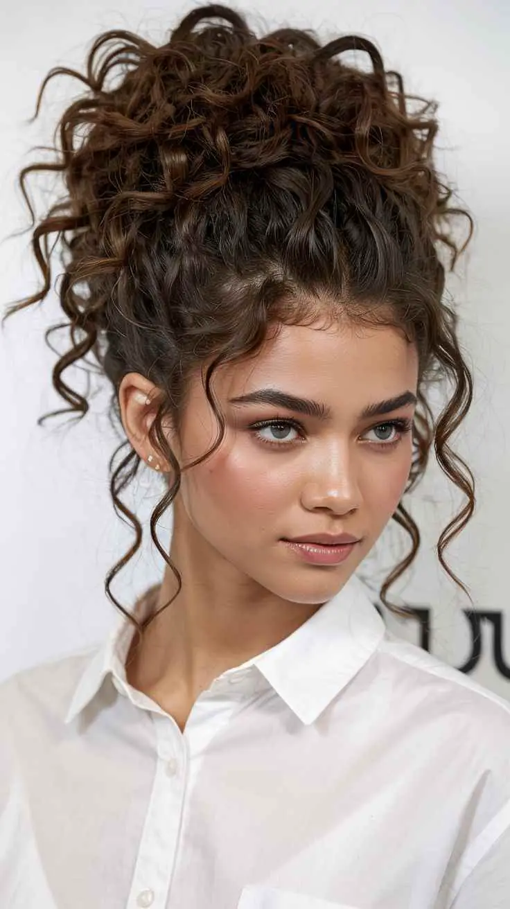 curly-updo-engagement-hairstyle