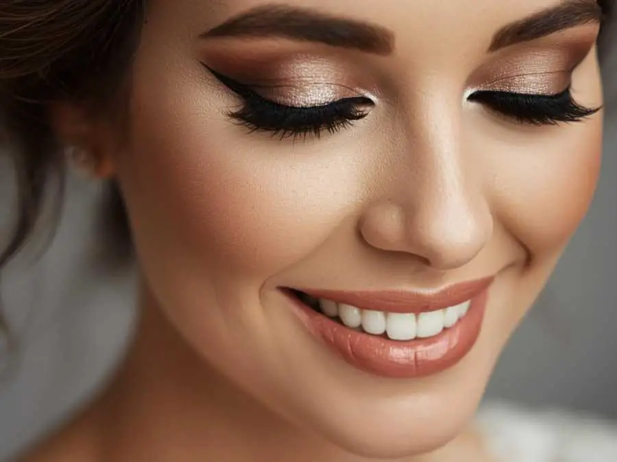 dramatic-winged-eyeliner-wedding-makeup-ideas