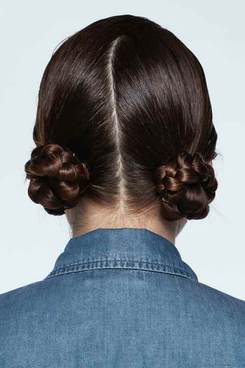 elegant-double-twist-bun-bridal-bun-hairstyle