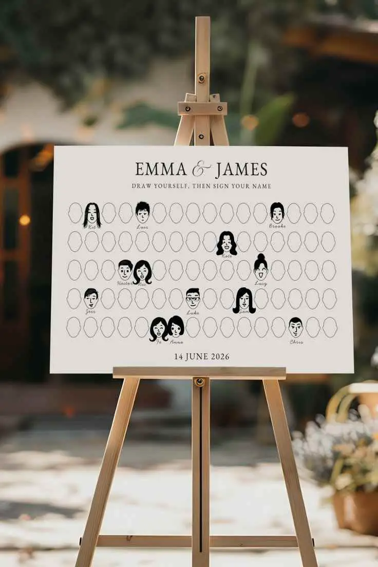 Interactive-Guest-Book-Alternatives-wedding-reception-ideas