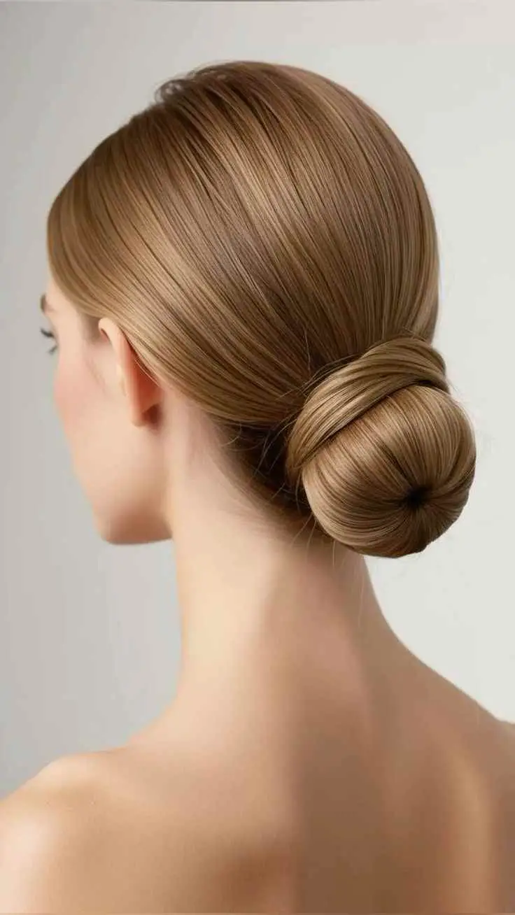 knot-bun-engagement-hairstyle