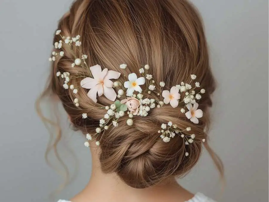 side-braid-with-flowers-flower-girls-hairstyles