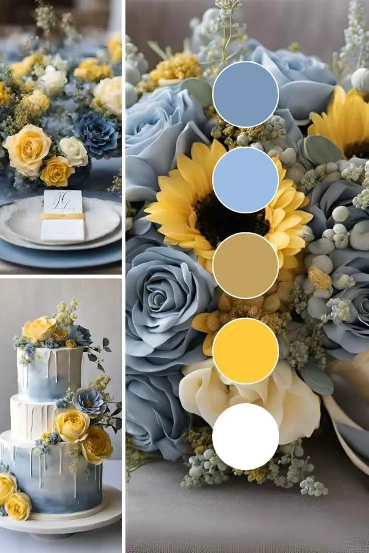 Steel-Blue-and-Marigold-wedding-color