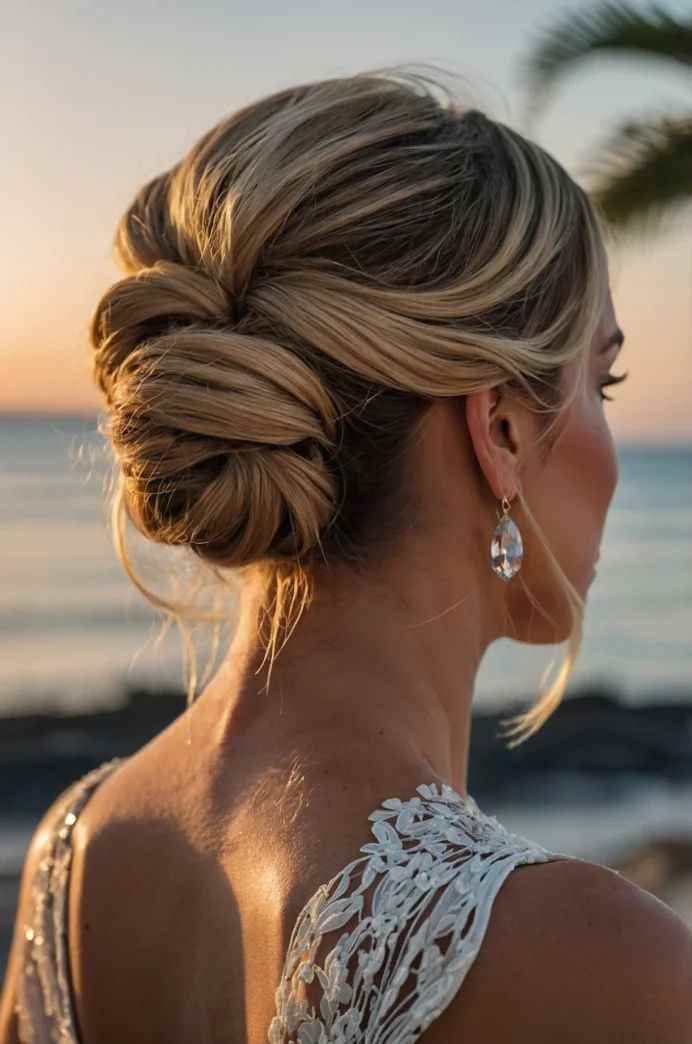 Twisted-Low-Bun-with-Loose-Strands