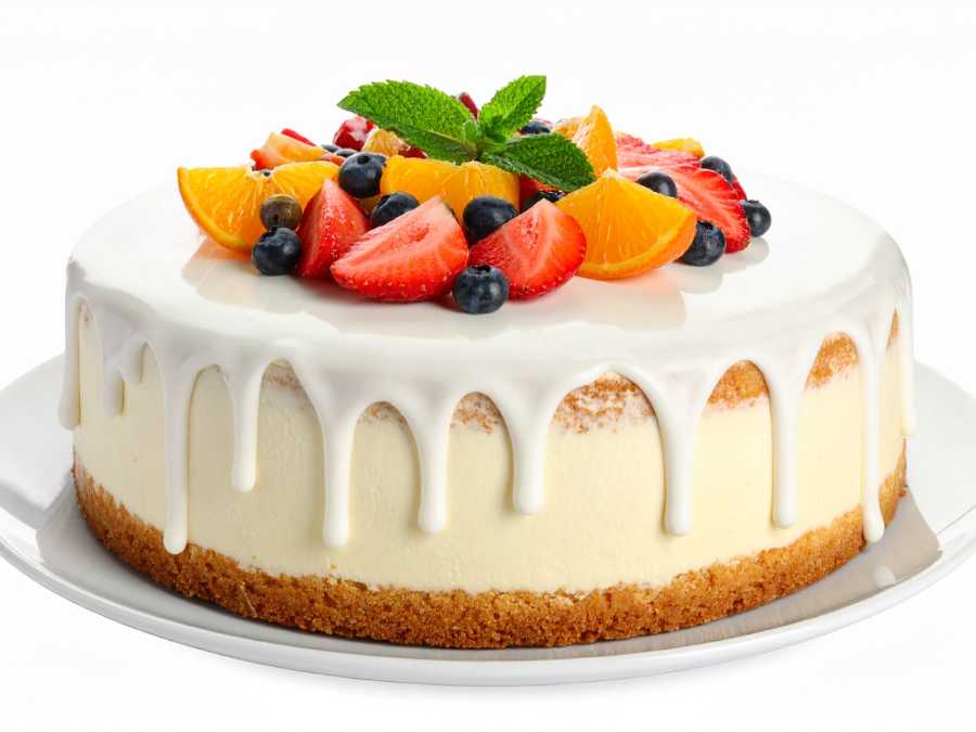Cheesecake-with-fruit-topping-birthday-dessert-ideas