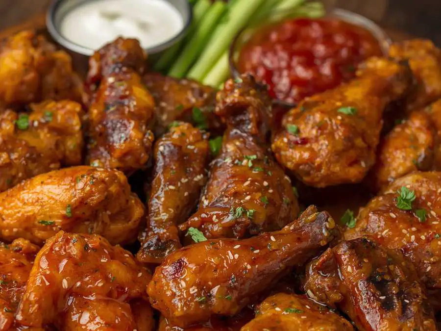 Chicken-Wings-Assortment-birthday-food-ideas