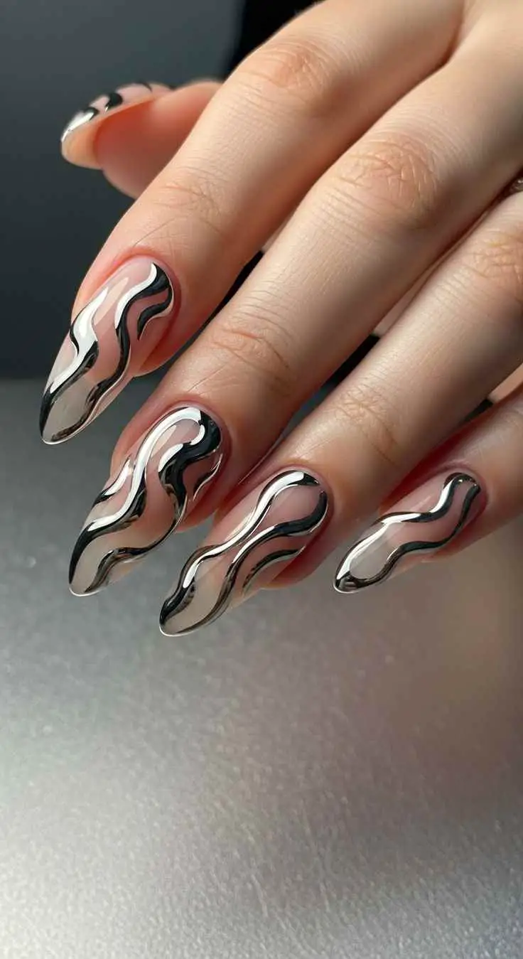 chrome-swirl-nails