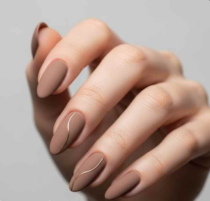 elegant-matte-nude-prom-nail-idea