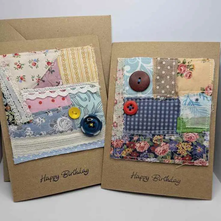 fabric-textured-card-birthday-card-ideas