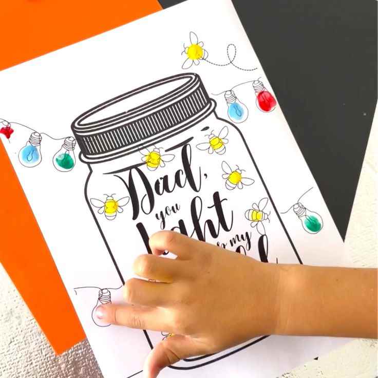 fingerprint-art-father's-day-craft-for-kids