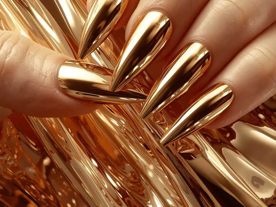 gold-chrome-nails-chrome-nail-designs