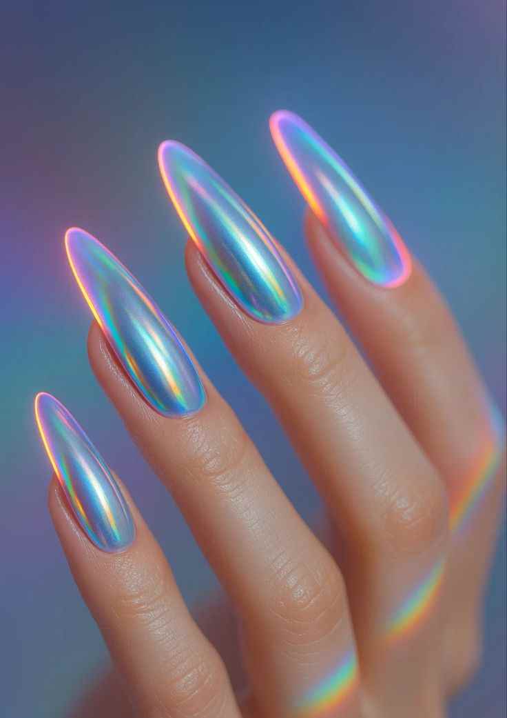 Iridescent-Chrome-Nails-chrome-nails-design