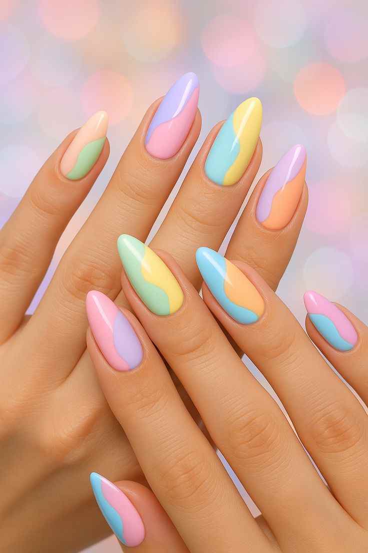 pastel-mix-nails