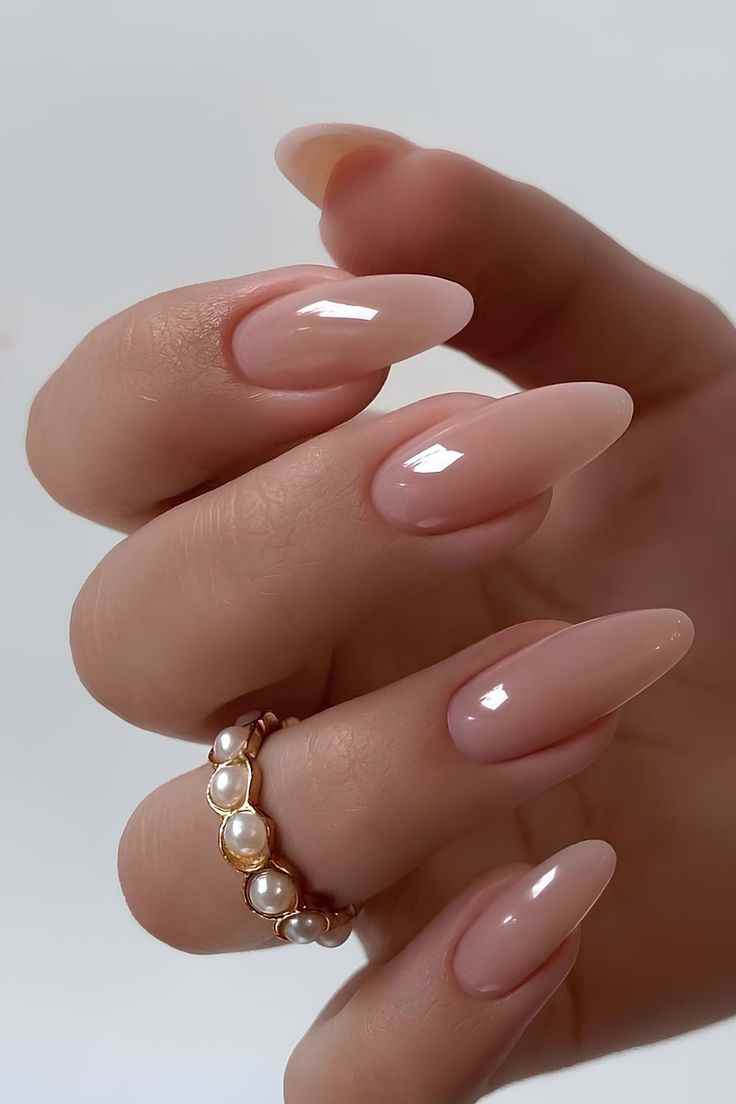 soft-nude-gloss-nails-cute-nail-for-formal-event