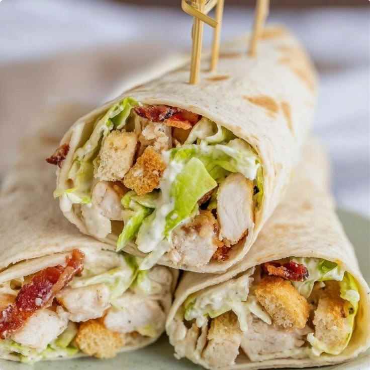 chicken-caesar-wrap-cold-lunch-ideas