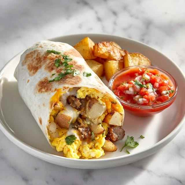 egg-and-chicken-breakfast-burrito-protein-lunch-ideas