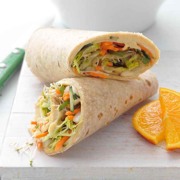 hummus-and-veggie-wrap