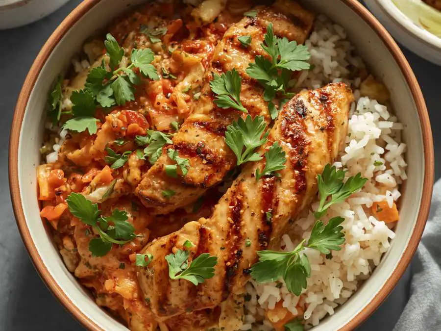 rice-and-grilled-chicken-bowls-lunch-ideas-for-school