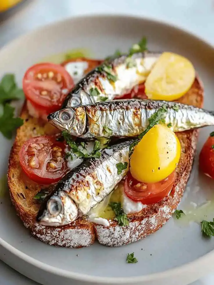 Sardine-Toast-proteing-lunch-ideas