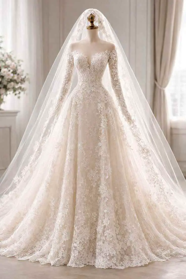 the-lace-wedding-dress-timeless-wedding-dress