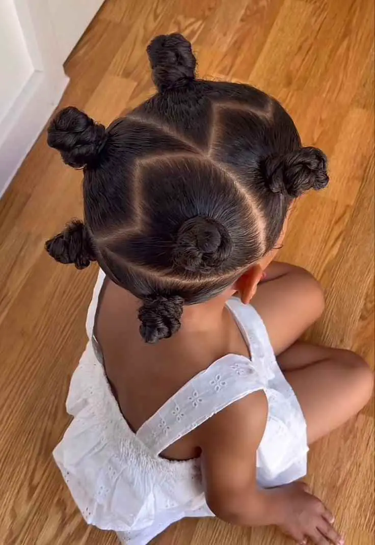 bantu-knots-baby-girl-hairstyle-for-4c-short-hair