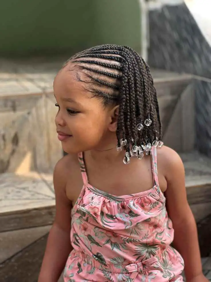 braid-out-baby-girl-hairstyle-for-4c-short-hair
