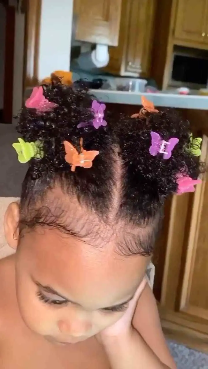butterfly-clips-style-baby-girl-hairstyle-for-4c-short-hair
