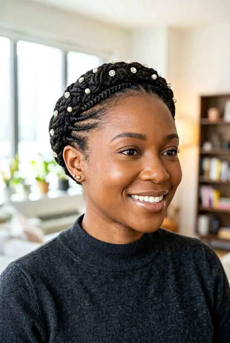 crown-twist-natural-hairstyle-for-black-women