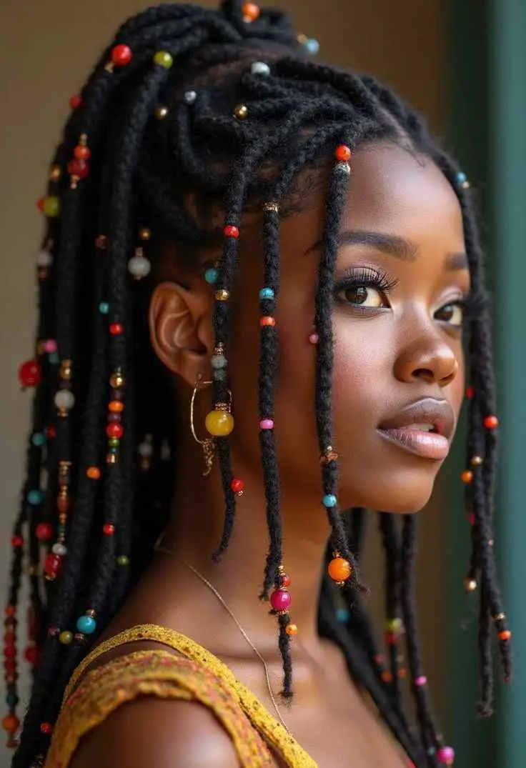 dreadlock-with-beads