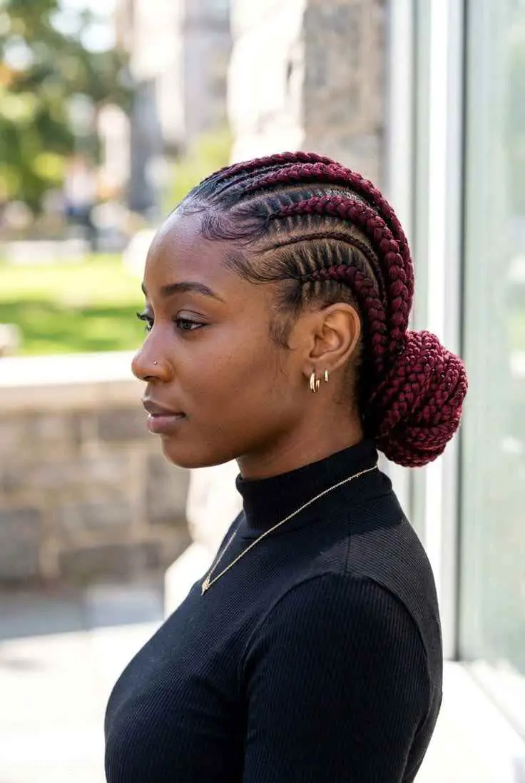 feed-in-braids-cute-and-quick-braid-hairstyle-with weave