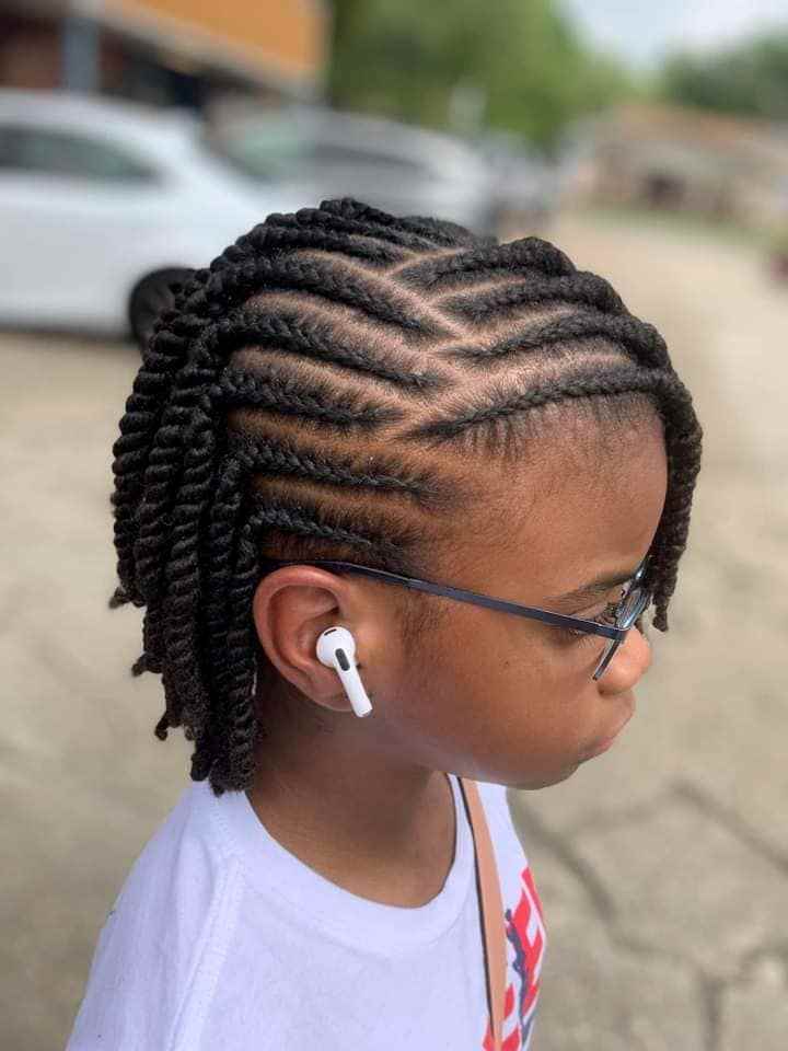 flat-twists-baby-girl-hairstyle-for-4c-short-hair