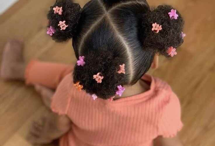 29 Baby girl hairstyles for 4c short hair