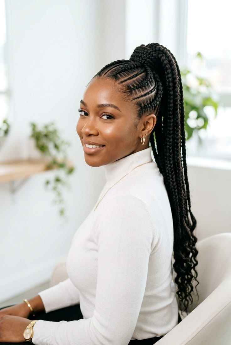 high-braided-ponytail-cute-abd-quick-braid-hairstyle-with-weave