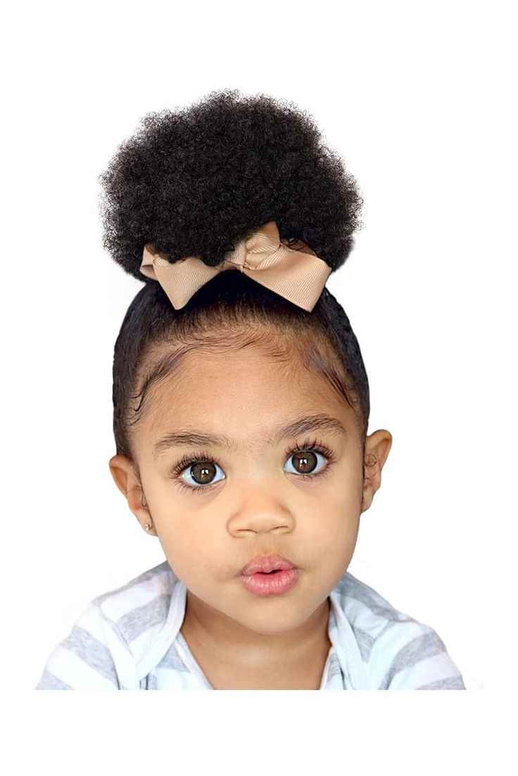 high-puff-baby-girl-hairstyle-for-4c-short-hair