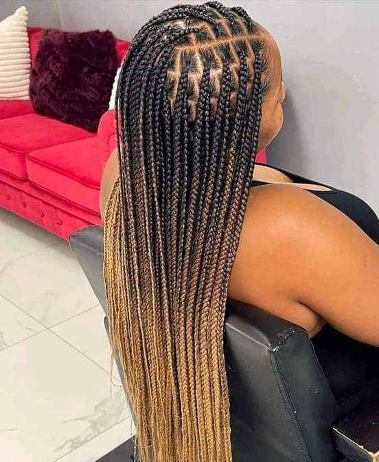 knotless-braid-cute-and-quick-braid-hairstyle-with-weave