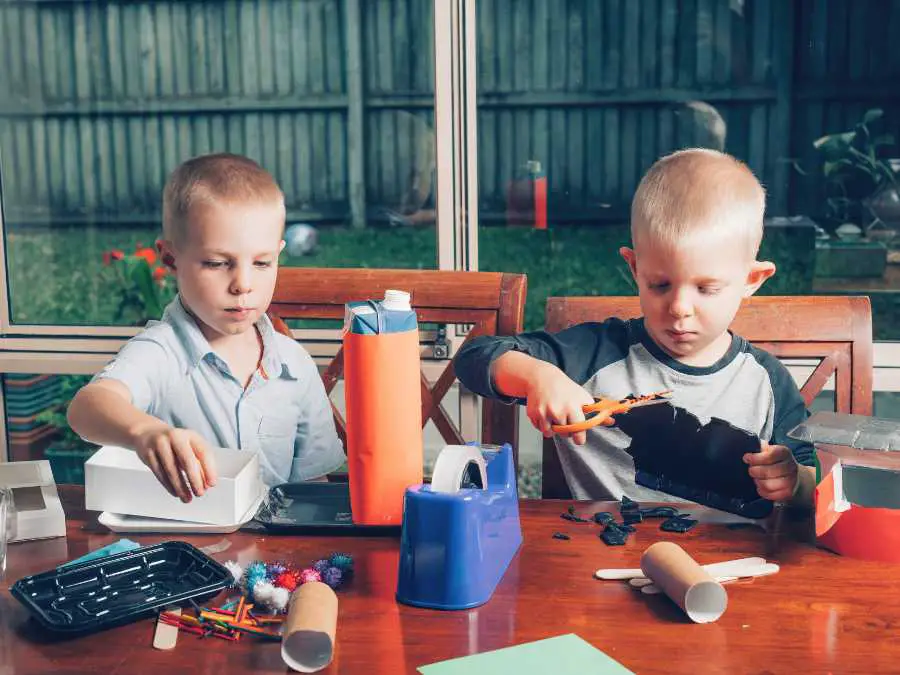 make-a-collage-from-recycled-materials-preschool-learning-activities-at-home