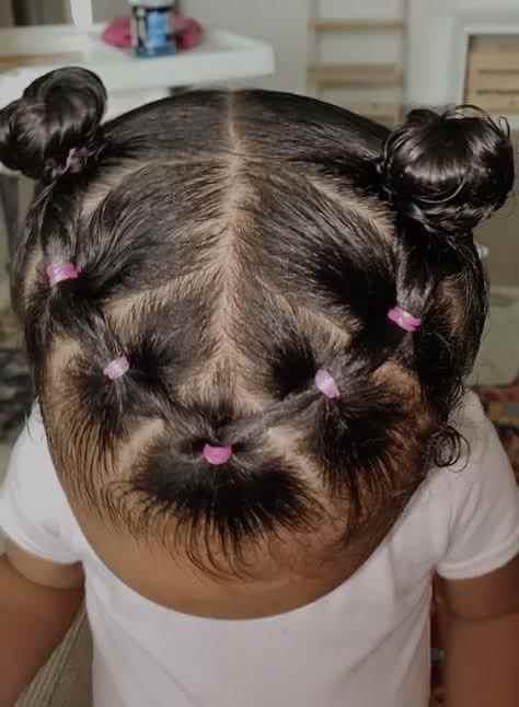 twisted-crown-bun-baby-girl-hairstyle-for-4c-short-hair