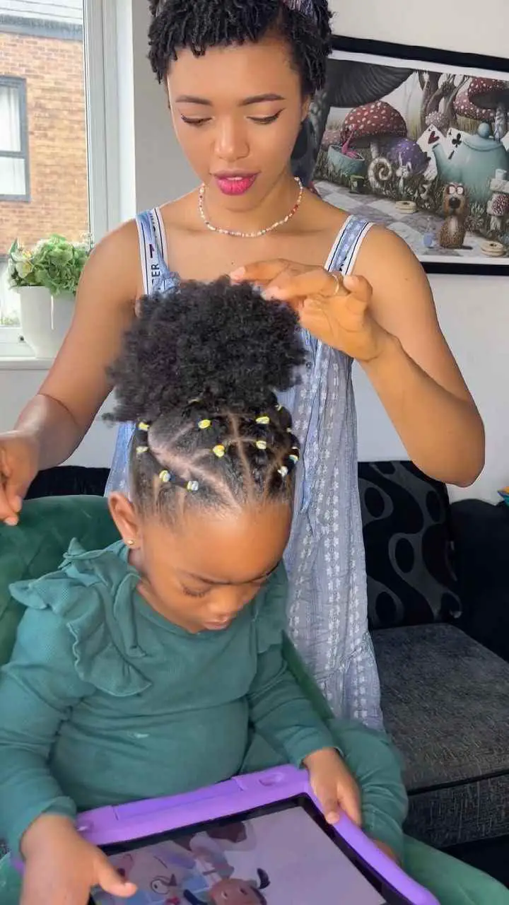 use-soft-hair-bands-cute-braids-hack-for-kids-nautral-hair